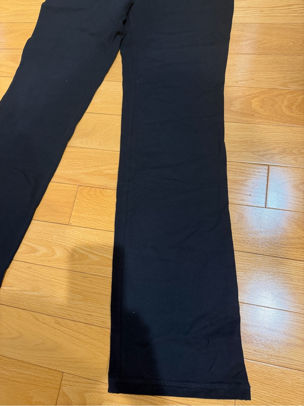 GAP Black cotton stretch bootcut pants size M